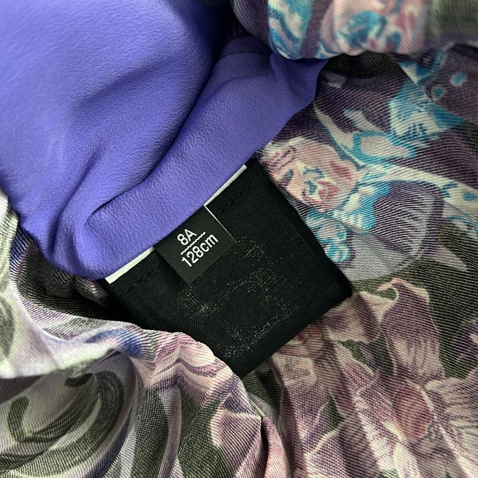 VERSACE Orchid Barocco Kids Pleated Dress, Size 14 New w/Tag $795 - SOLD OUT!