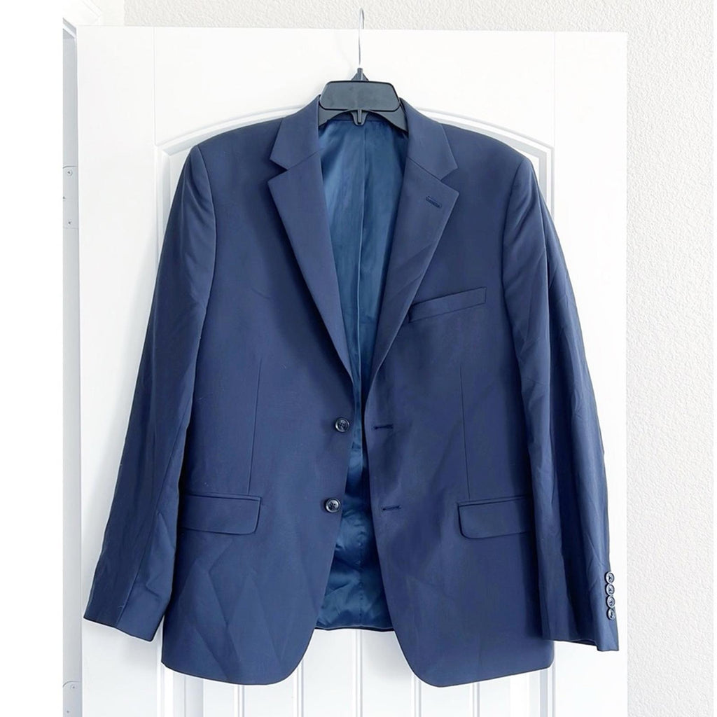 NEW Calvin Klein Two-Button Skinny Fit Wool Suit Jacket, Size 42R Retail $450