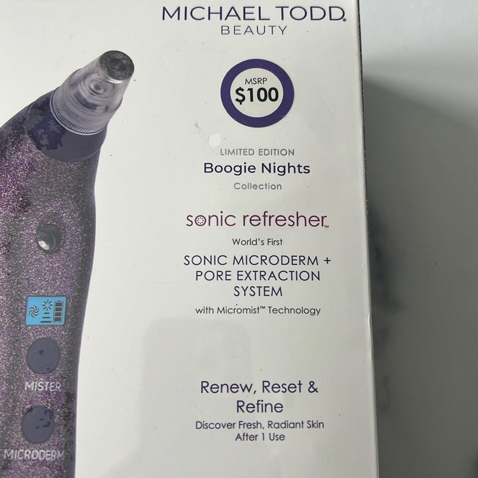 Michael Todd Beauty Limited Edition Sonic Refresher Microdermabrasion System NEW