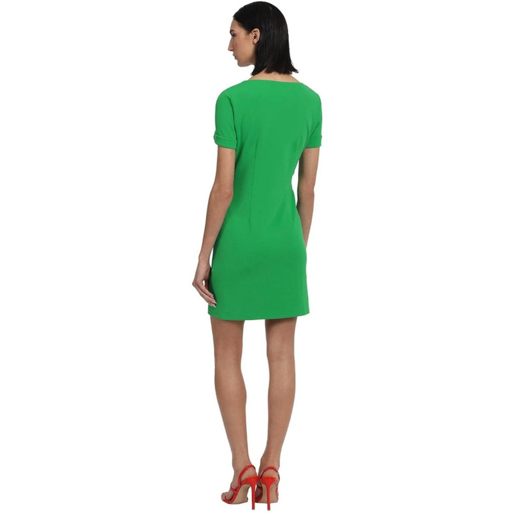 Donna Morgan Jewel-Neck Exposed-Zipper Mini Dress, Size 14 EXCELLENT