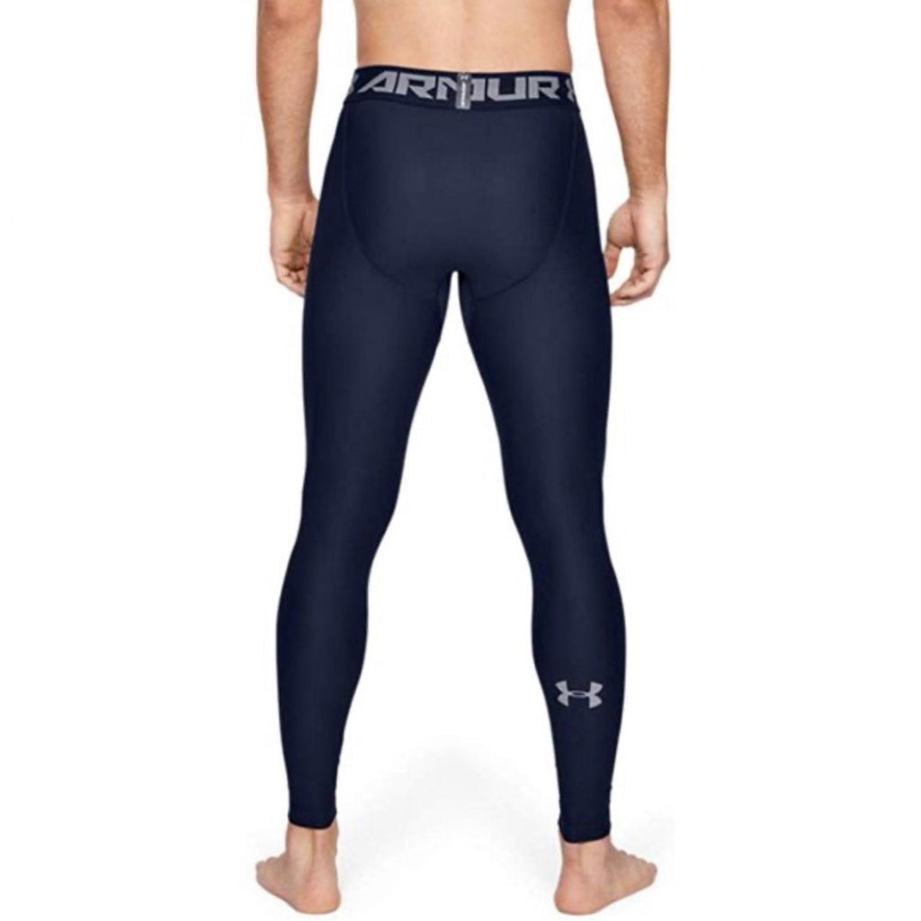 Under Armour HeatGear Compression Leggings in Navy/Steel, NWT, Size M