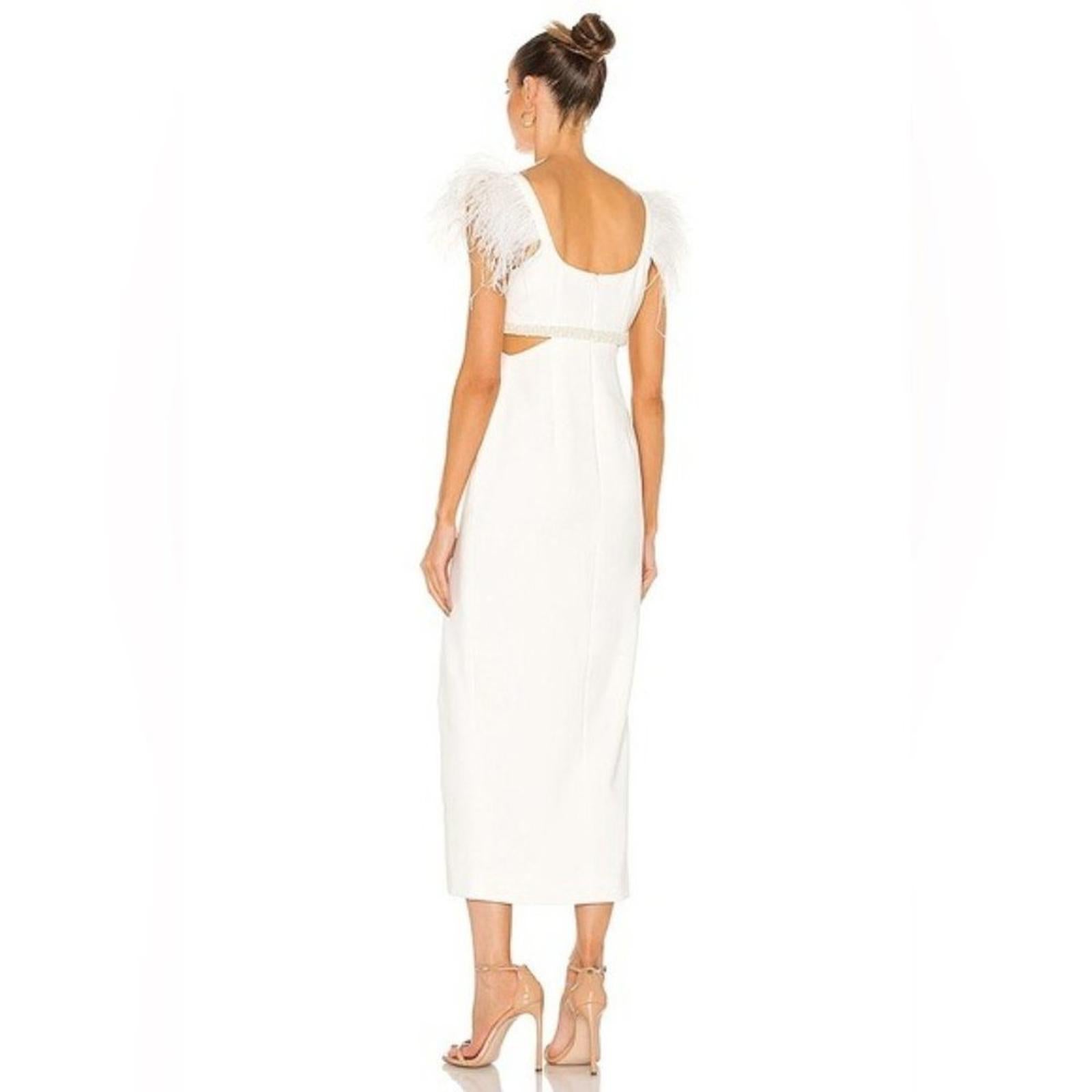 NWT LIKELY Revolve * Taliah Gown in White, Size 12 New w/Tag $478