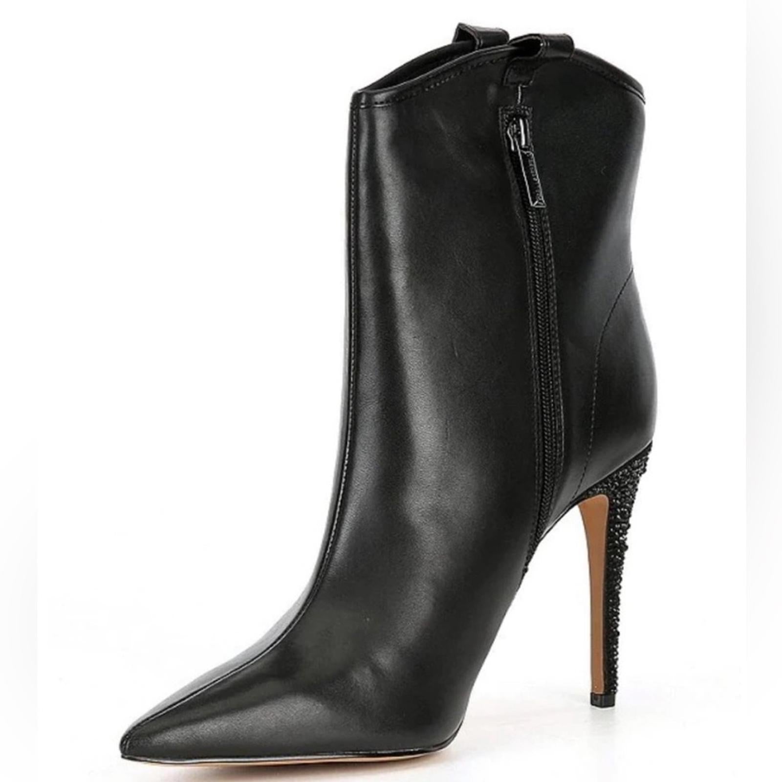Karl Lagerfeld Paris Clea Stilleto Bootie in Black Size 6.5 New in Box