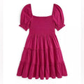 Polo Ralph Lauren Big Girls Smocked Cotton Jersey Dress in Pink, NWT, Size XL