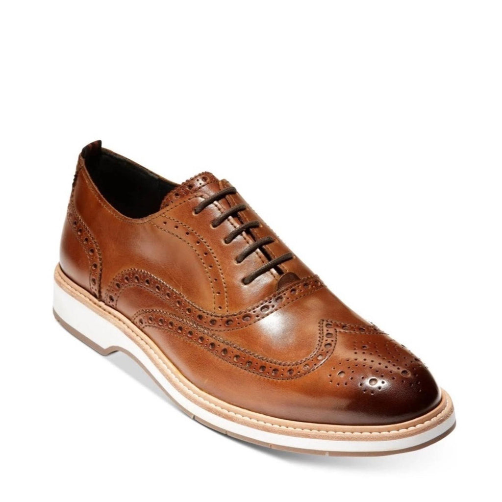 Cole Haan Morris Wingtip Oxford w/Premium Leather British Tan Size 10 NEW