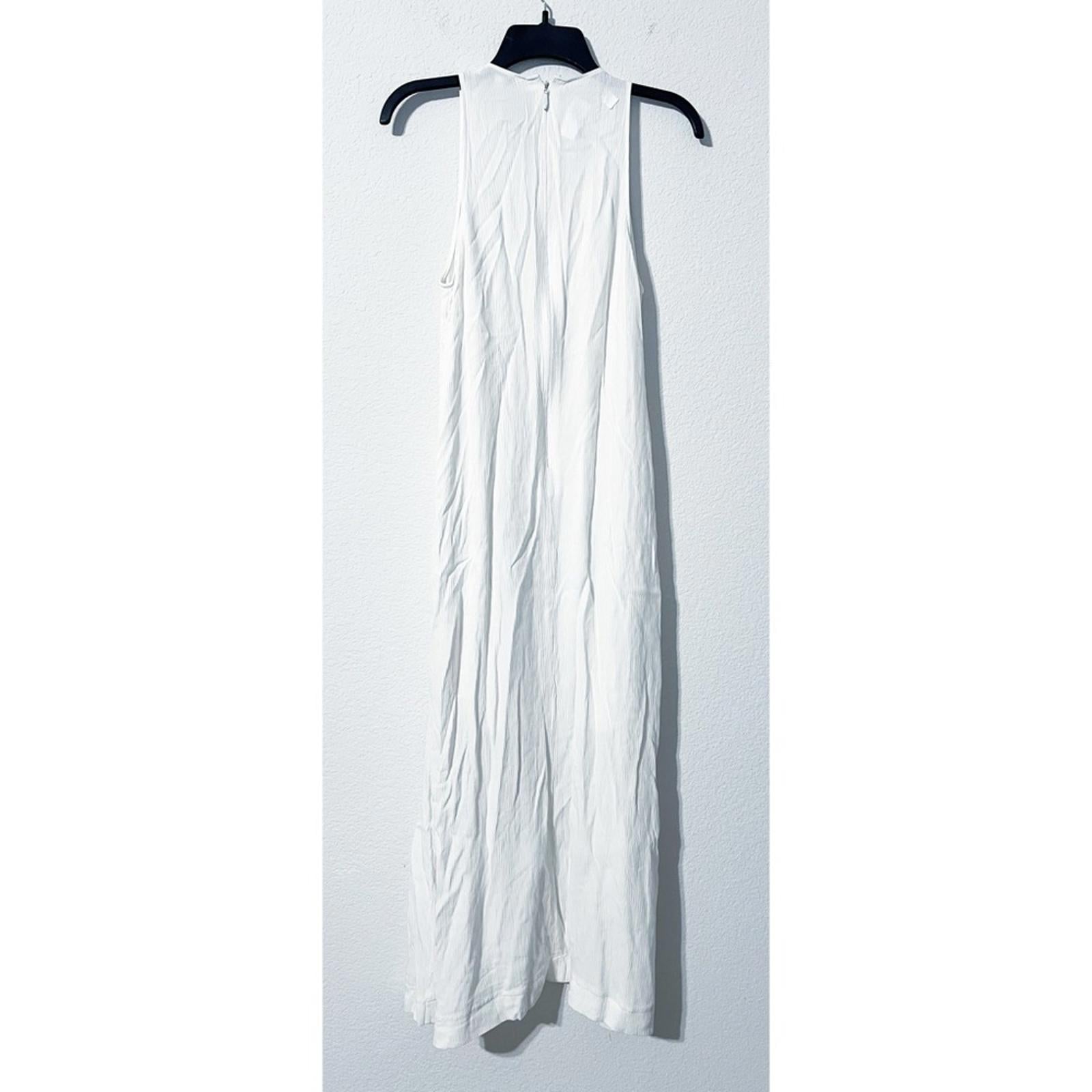 Rosetta Getty Cape Mini Dress in White, Size 8, Retail $425