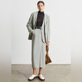 WhoWhatWear Audrey Layered Blazer in Stone Sage Green Size XL New w/Tag $228