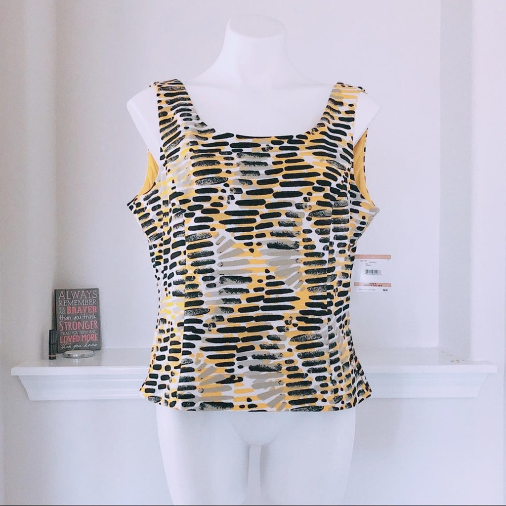 Kasper Helix Scuba Crepe Top, Size 12, NEW w/Tag