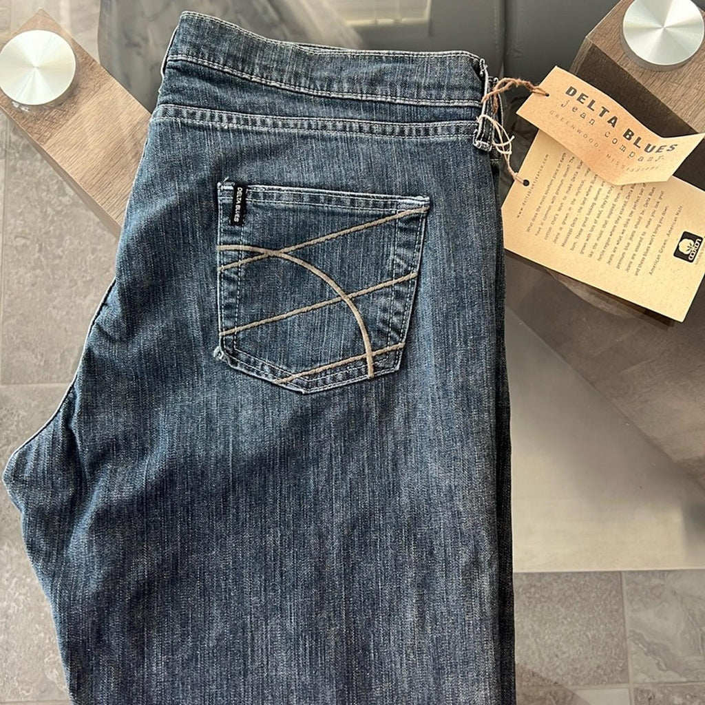 Delta Blues Low Rise Stretch Bootcut Jeans, Size 27 New w/Tag