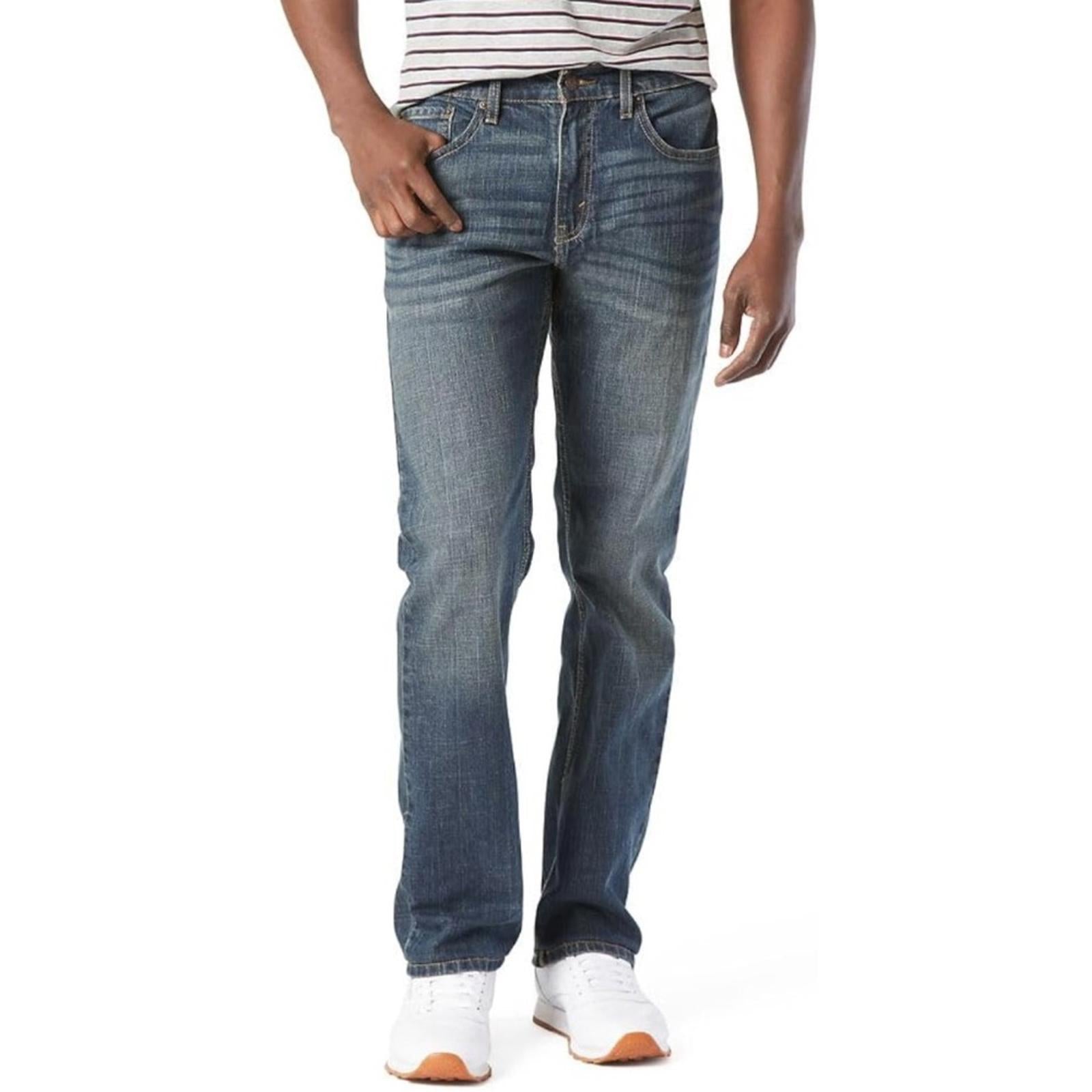 Levi Strauss Signature Gold Men's Relaxed Fit Flex Jeans Size W46xL30 New w/Tag