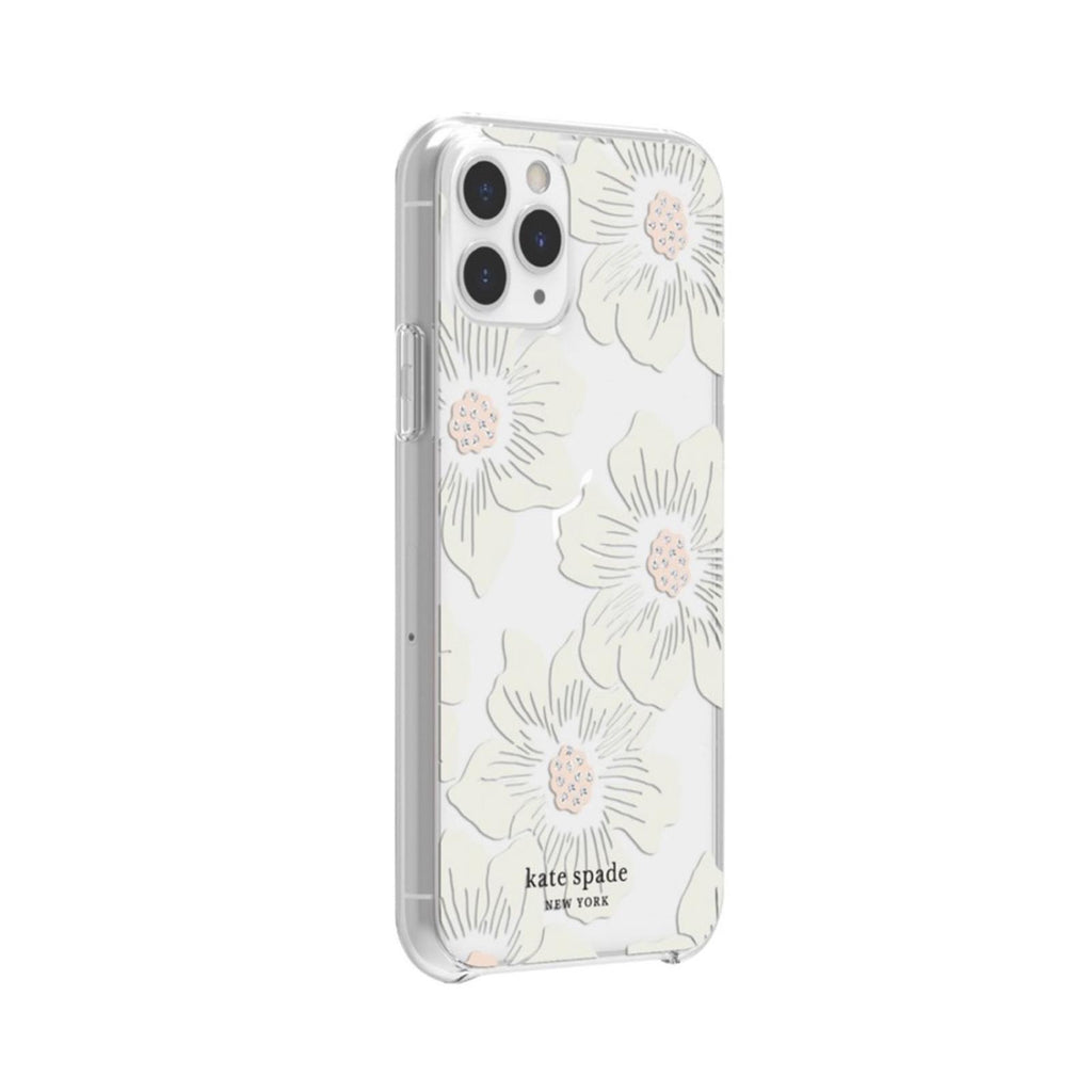 kate spade Protective Hard Shell Case for iPhone 11 Pro Cream Floral Clear $45