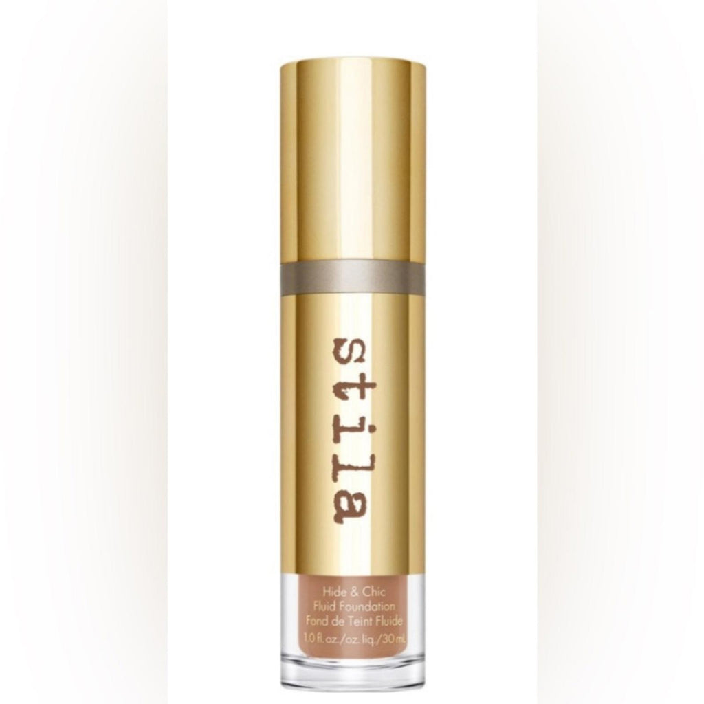 Stila Hide & Chic Fluid Foundation #4 Tan/Deep 1.0floz/30mL New in Box