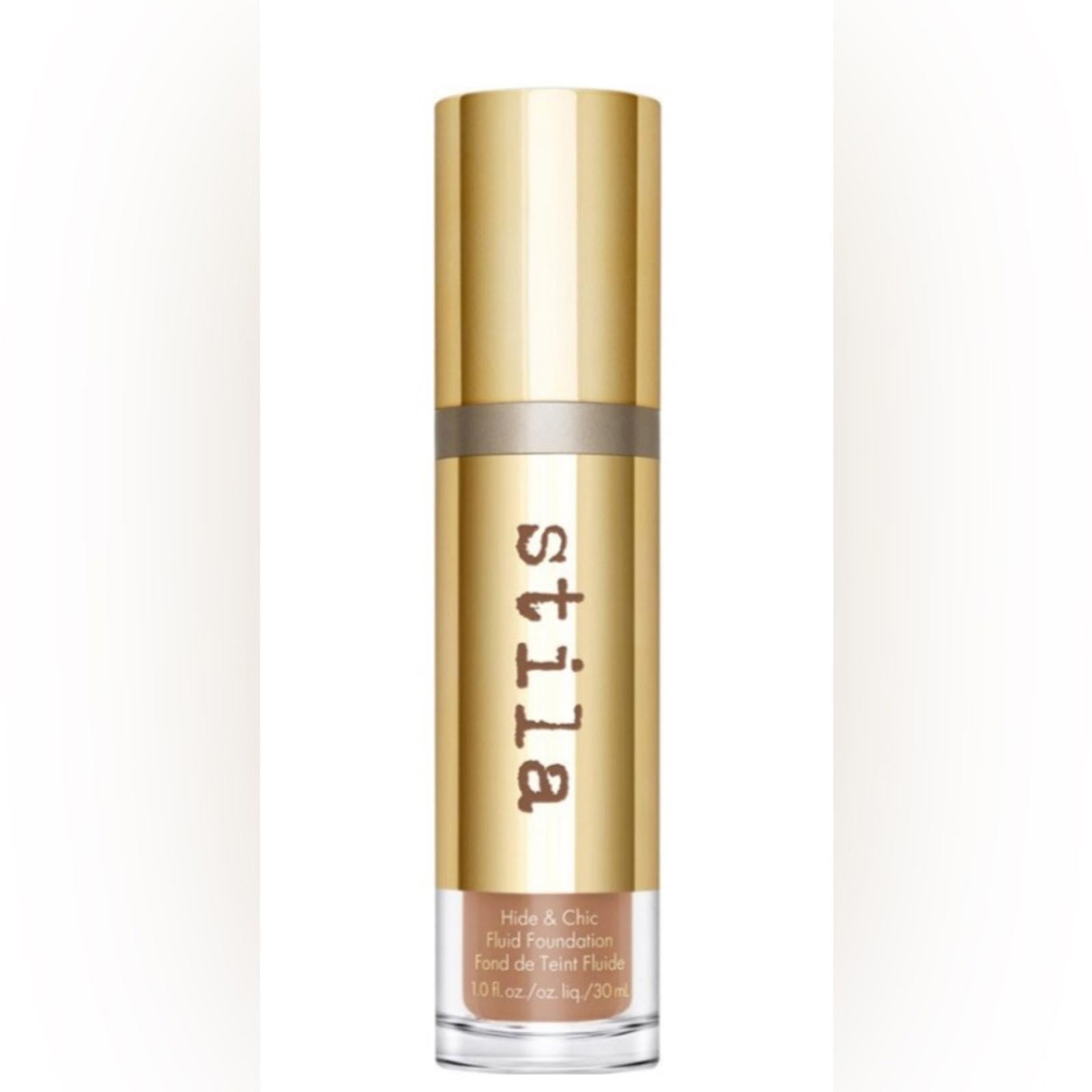 Stila Hide & Chic Fluid Foundation #4 Tan/Deep 1.0floz/30mL New in Box