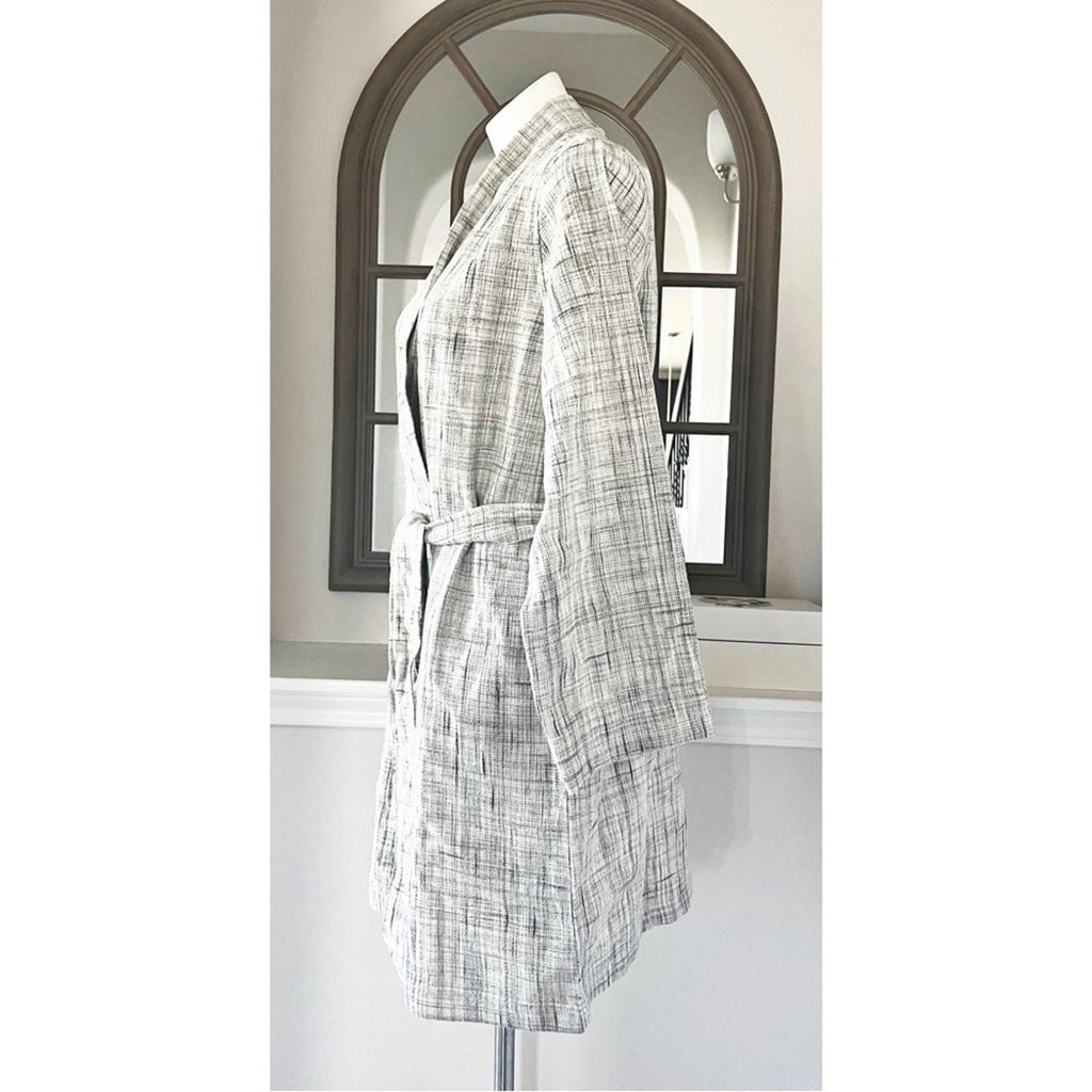 Hudson Park Collection Strié Print Waffle Bathrobe, Size L/XL New w/Tag