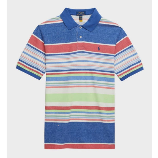Polo Ralph Lauren Striped Cotton Mesh Polo Shirt, Boys Size XL(18-20) New w/Tag