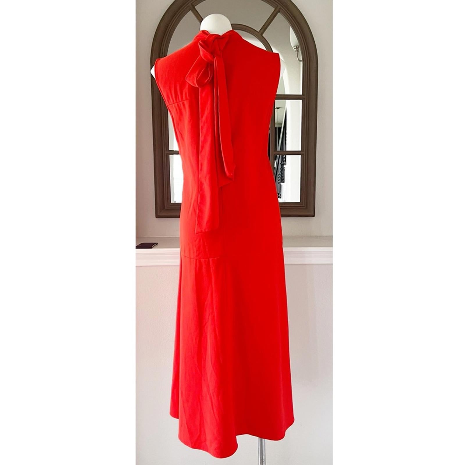 Victoria Beckham Back Tie Midi Shift Dress, Size UK 6, US 2 EXCELLENT!