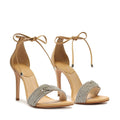 Schutz x Revolve Andy Leather Open Toe Heels, Size 8 New in Box w/Dust Bag