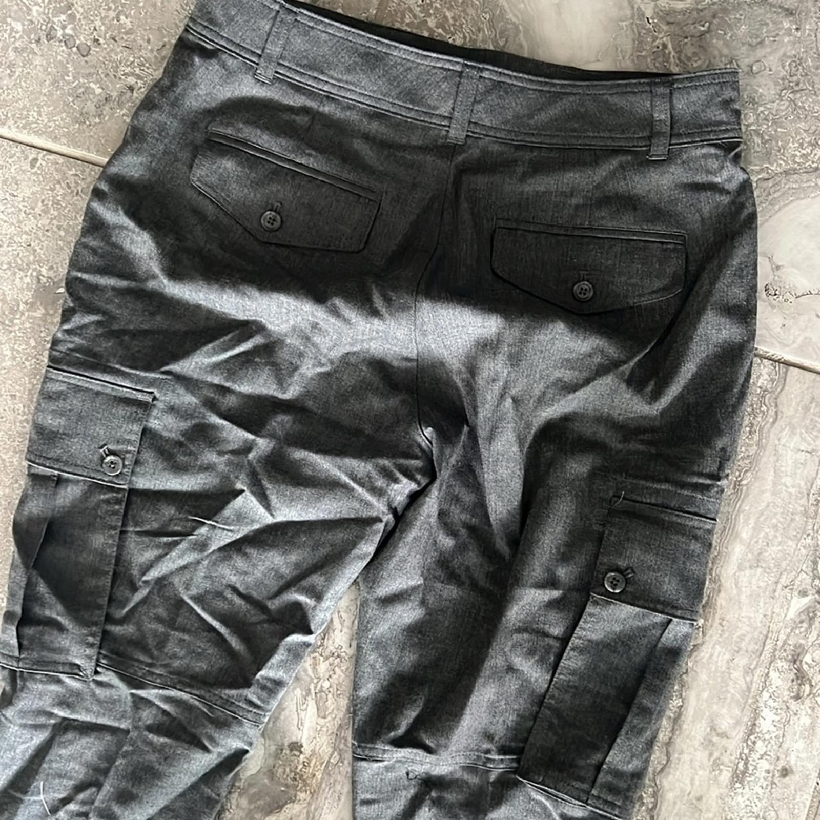 Lauren Ralph Lauren Wool Twill Cargo Pants in Grey, Size 8 New w/Tag $245