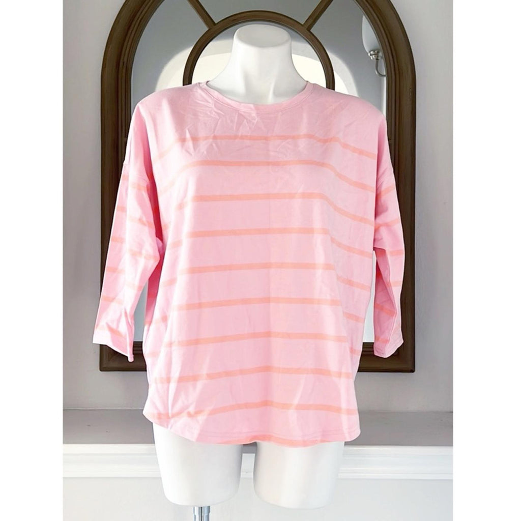 Vineyard Vines PINK Striped Tee, Size Small EXCELLENT!