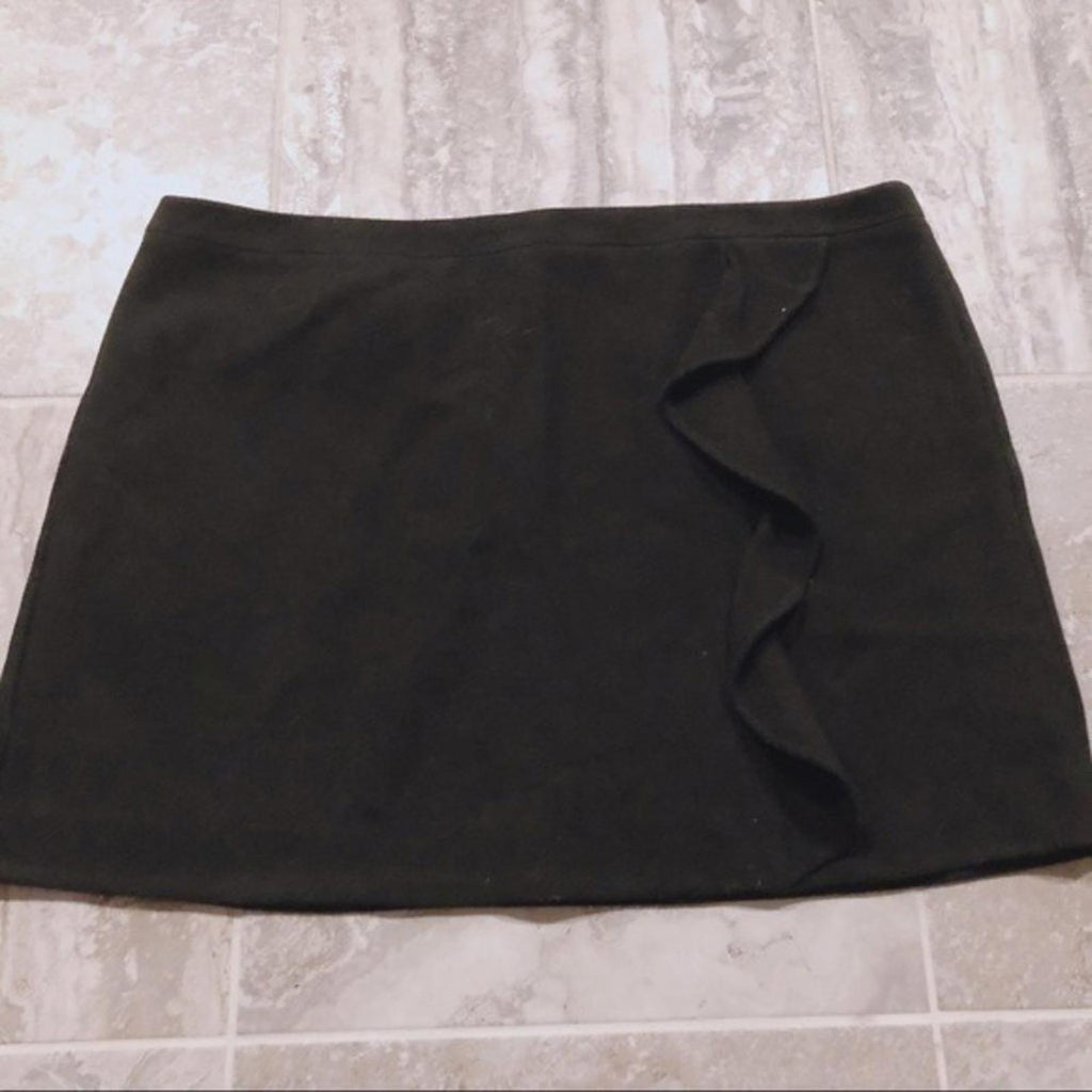 J. Crew Skirt Wool Blend Pleated Flap Mini, Plus Size 24, NEW