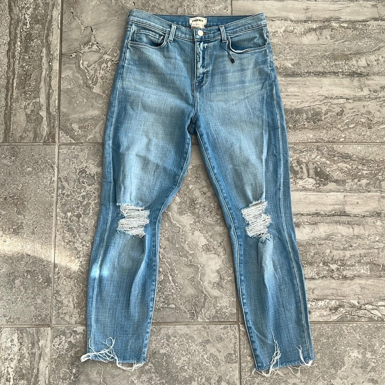 L’Agence xRevolve El Matador French Slim High Waist Jeans Blue Size 28 EXCELLENT