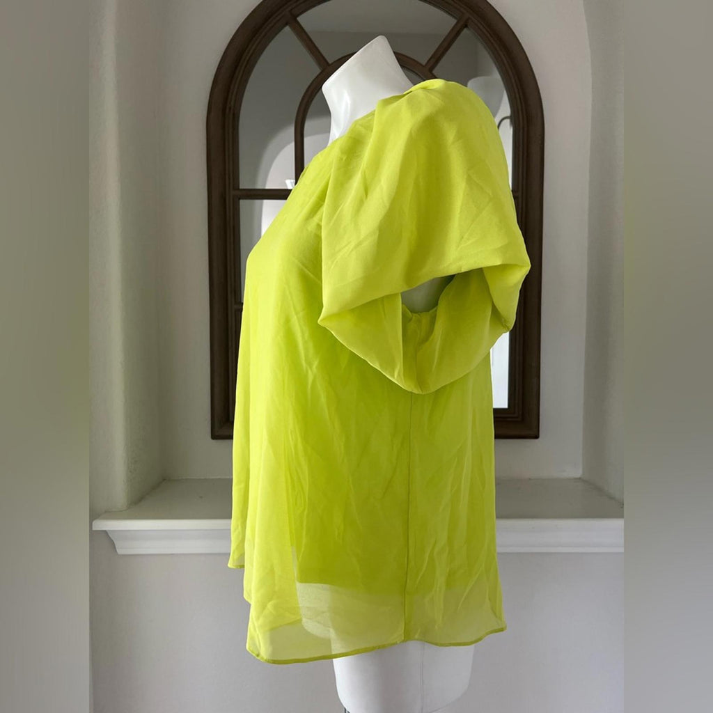 NWT Kobi Halperin Alice Puff Sleeve Blouse Size M New w/Tag Retail $298 Sold Out