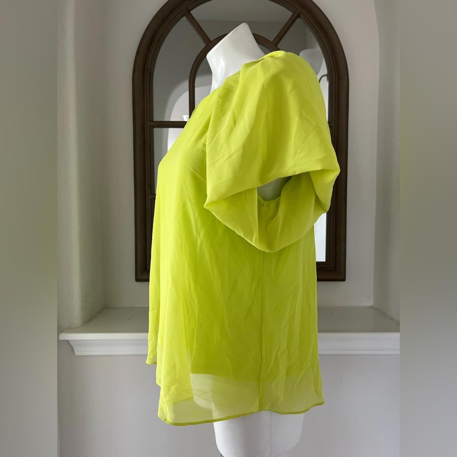 NWT Kobi Halperin Alice Puff Sleeve Blouse Size M New w/Tag Retail $298 Sold Out