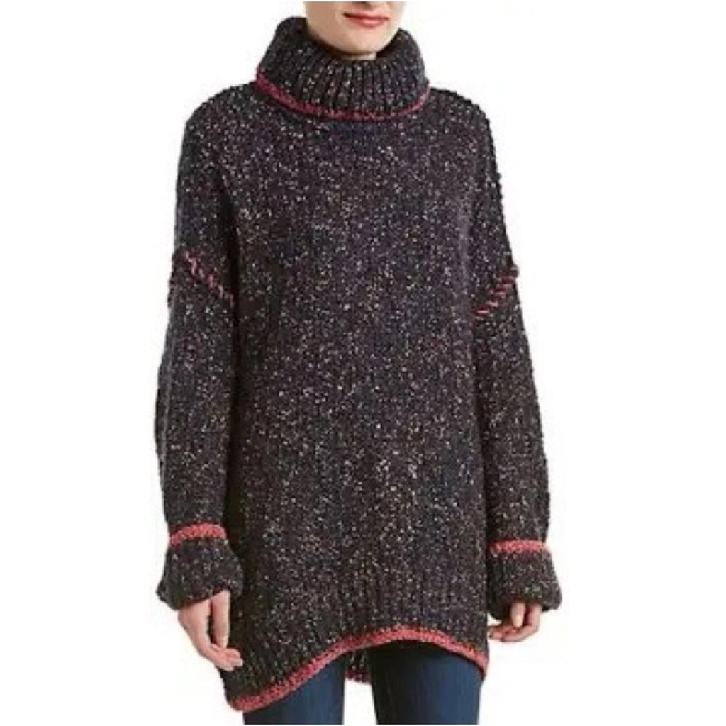 Free People Echo Wool-Blend Pullover, Oversized Size XS