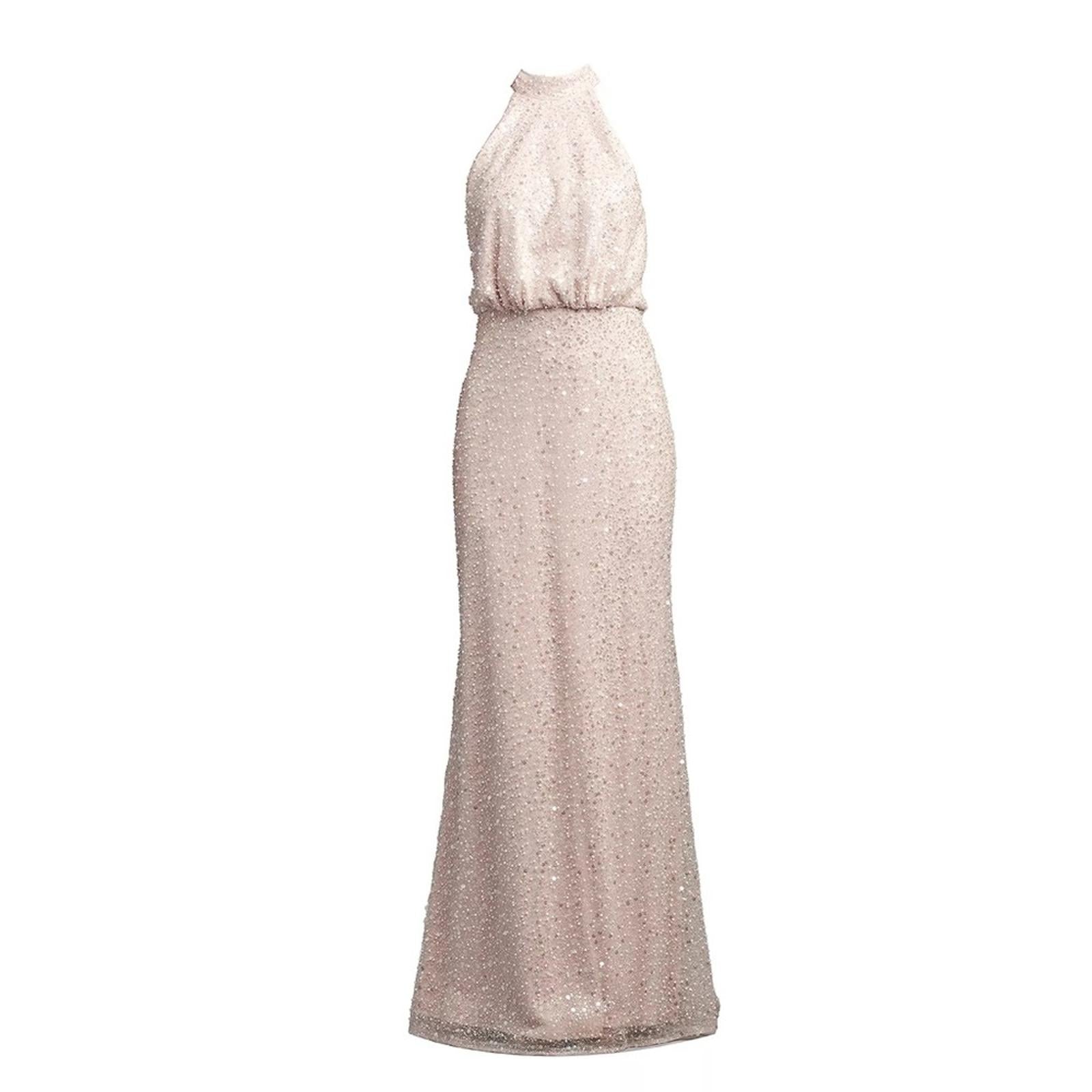 Tadashi Shoji Sleeveless Blouson Sequin Dress, Size 14 New w/Tag Retail $568