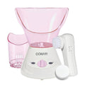 NEW Conair Warm Steam Facial Sauna with Facial Brush in Pink/White - New in Box