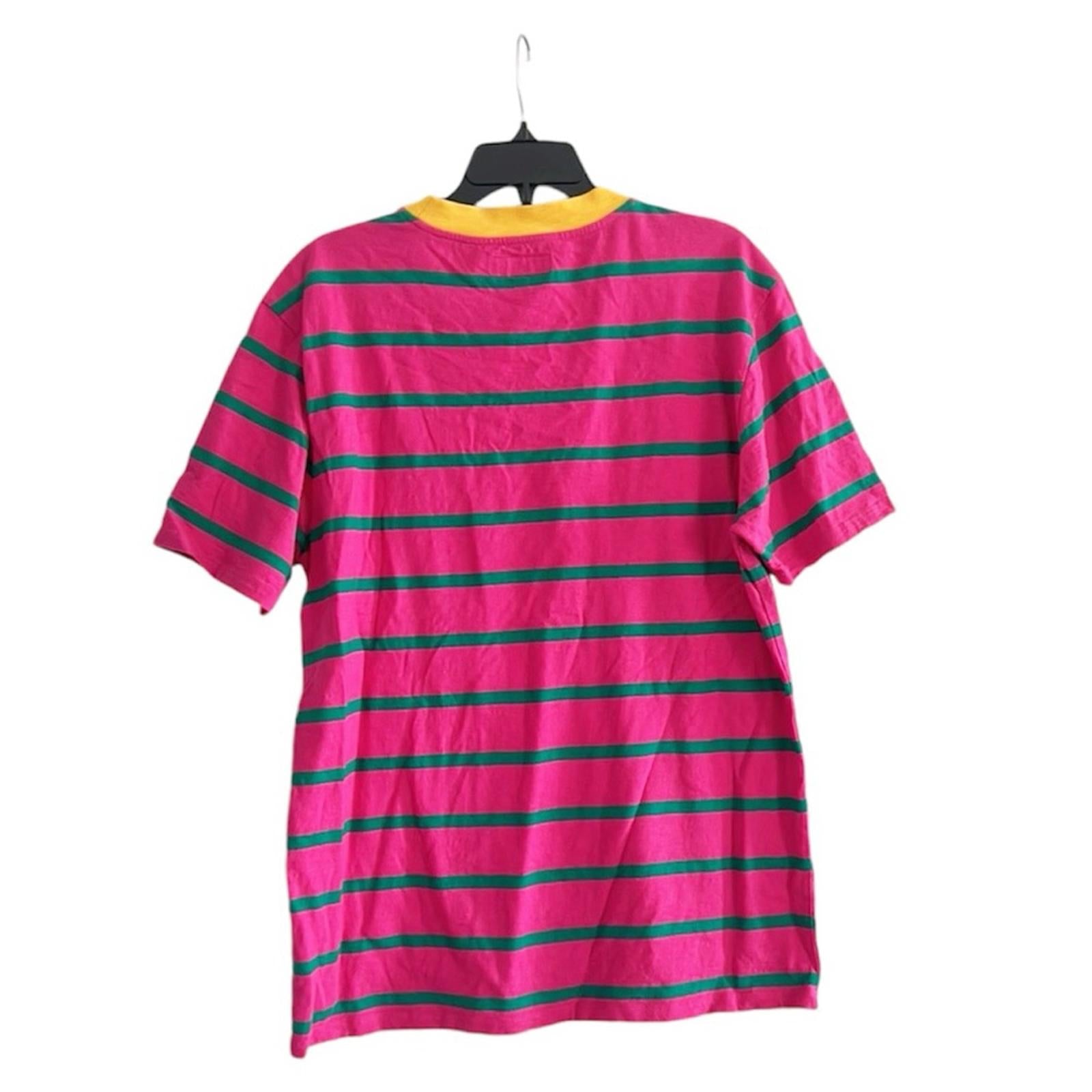 RARE Guess × J Balvin Vibras Stripe Accent Ringer T-Shirt, Size M EXCELLENT!