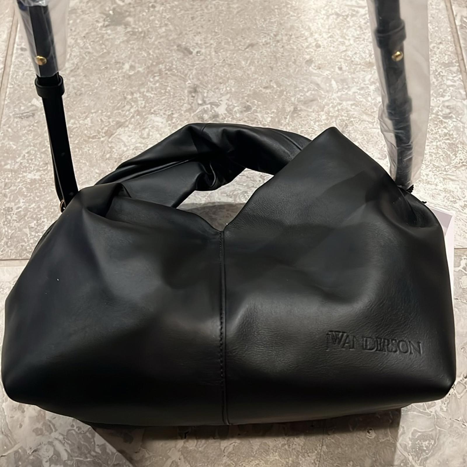 JW Anderson Twister Hobo Bag, Black New w/Tag +Dust Bag Retail $990 QUIET LUXURY