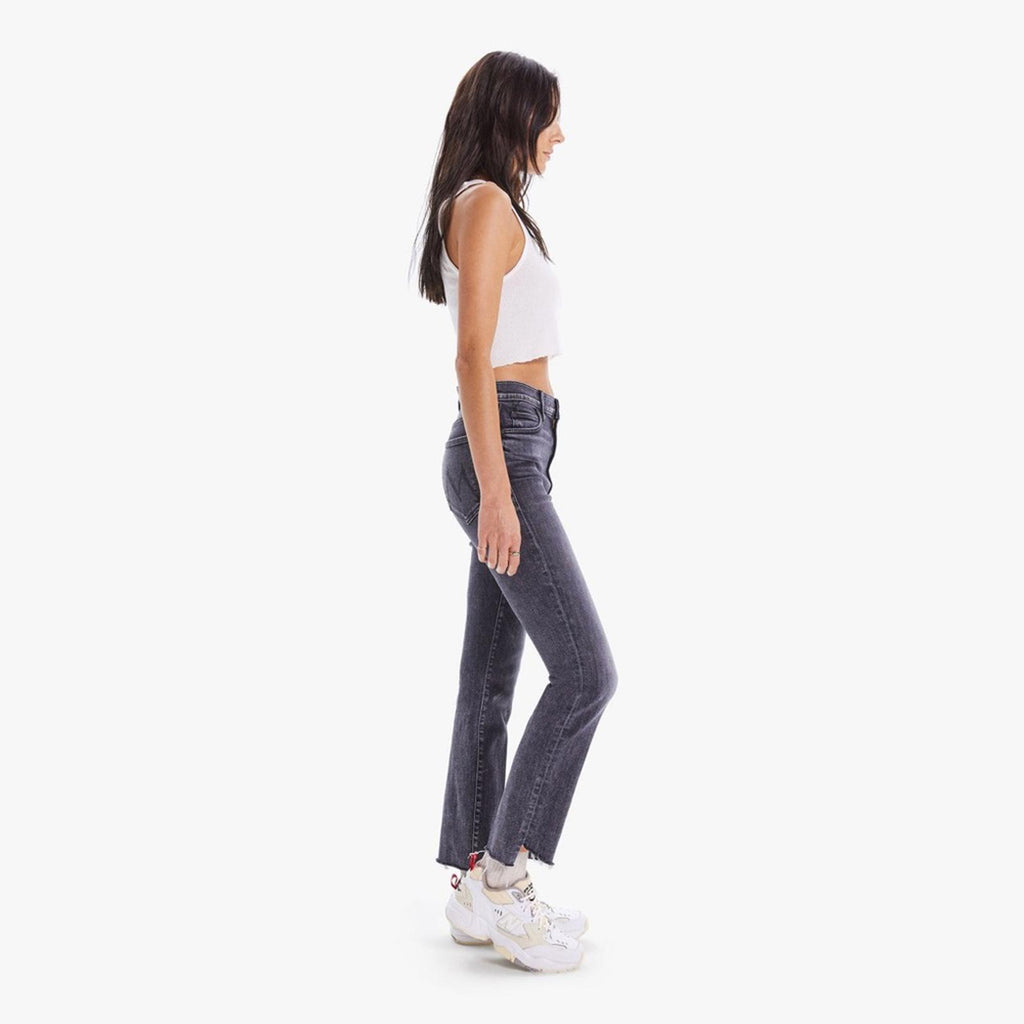 MOTHER High-Waisted Rascal Ankle Step Fray Jeans, Size 34 New w/Tag