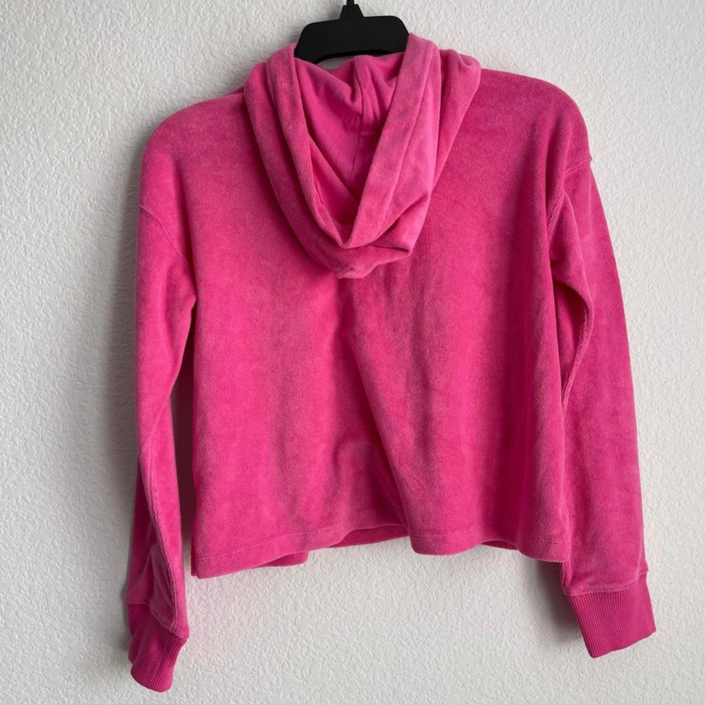 Ralph Lauren Girls' Terry Boxy Hoodie in Watch Hill Pink, Size L(12-14) NWT $65