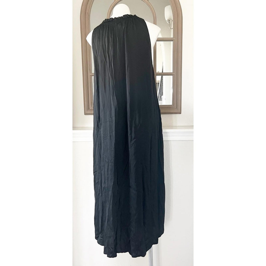 NEW Velvet by Graham & Spencer Sleeveless Midi Dress, Blk Size XL New w/Tag $257