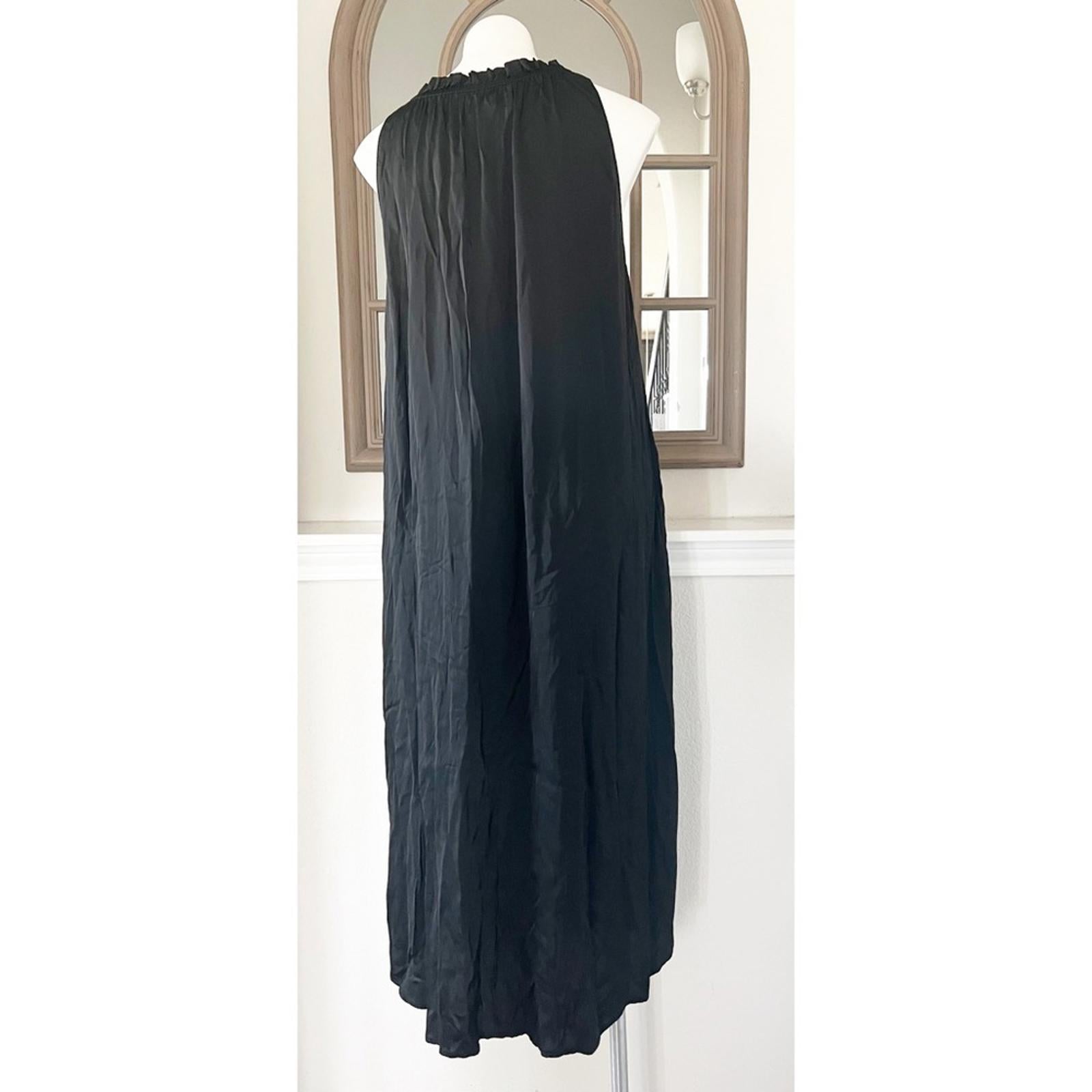 NEW Velvet by Graham & Spencer Sleeveless Midi Dress, Blk Size XL New w/Tag $257