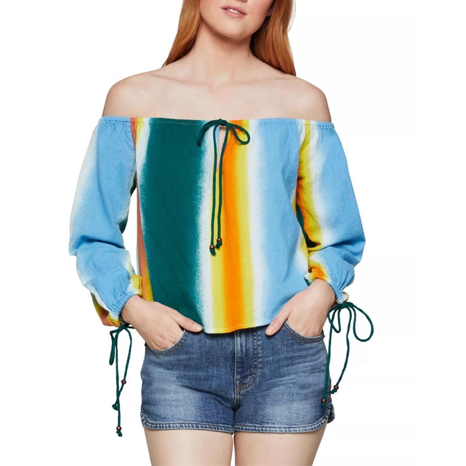 BCBGeneration Faded Stripe Top, Size XL EXCELLENT