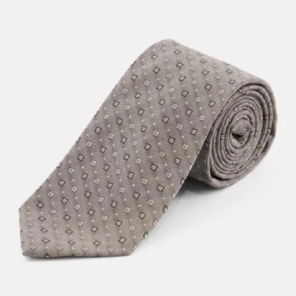 Calvin Klein Men's Slim Chambray Square Neat Tie, NEW