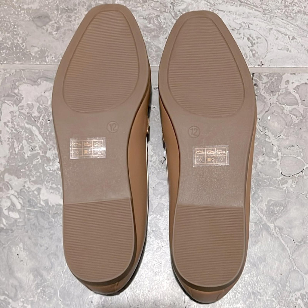 Journee Collection Mizza Slip-On Loafers in Tan, Size 12 NEW in Box