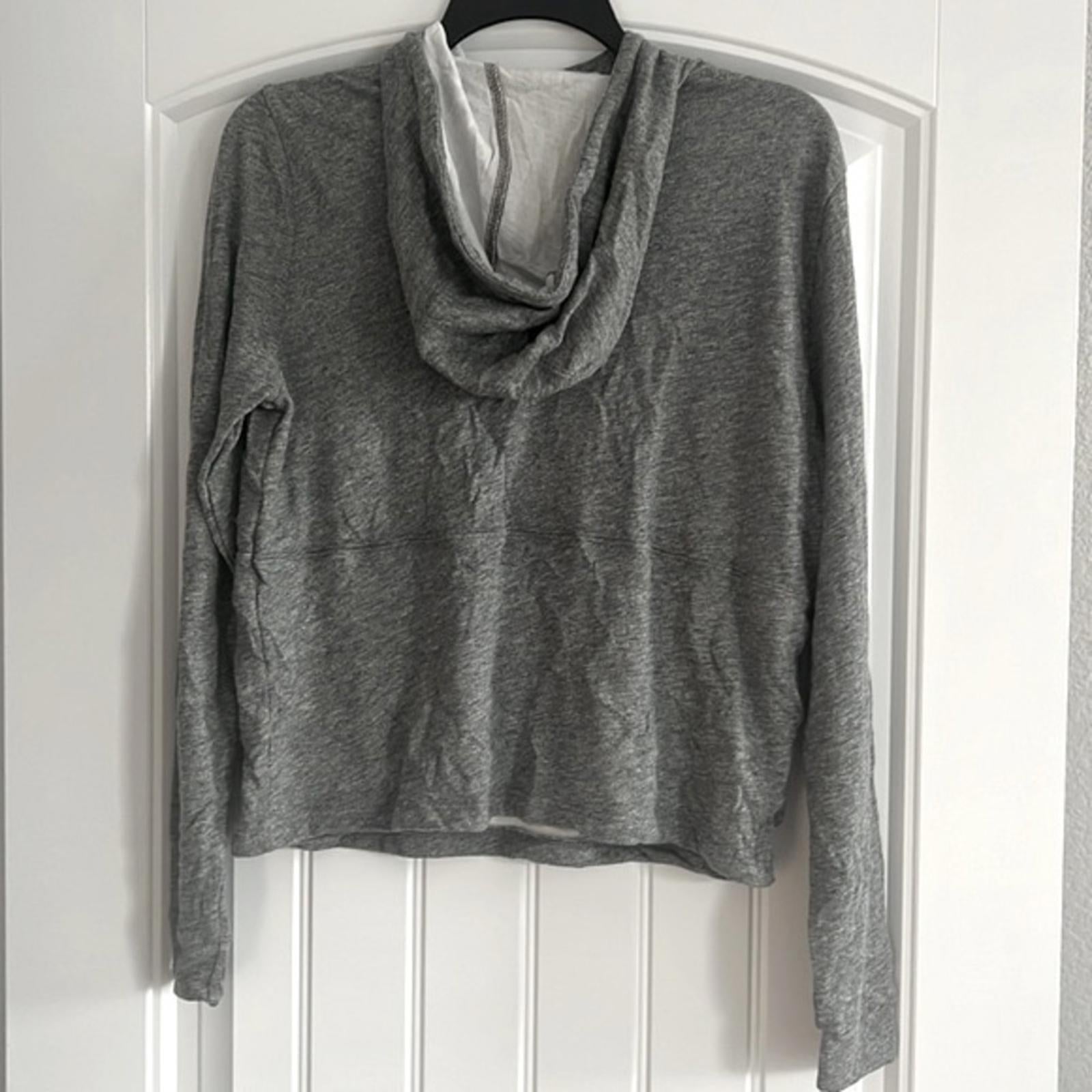 NEW Marine Layer Double Knit Hoodie w/Drawstring in Grey, Size M EXCELLENT!