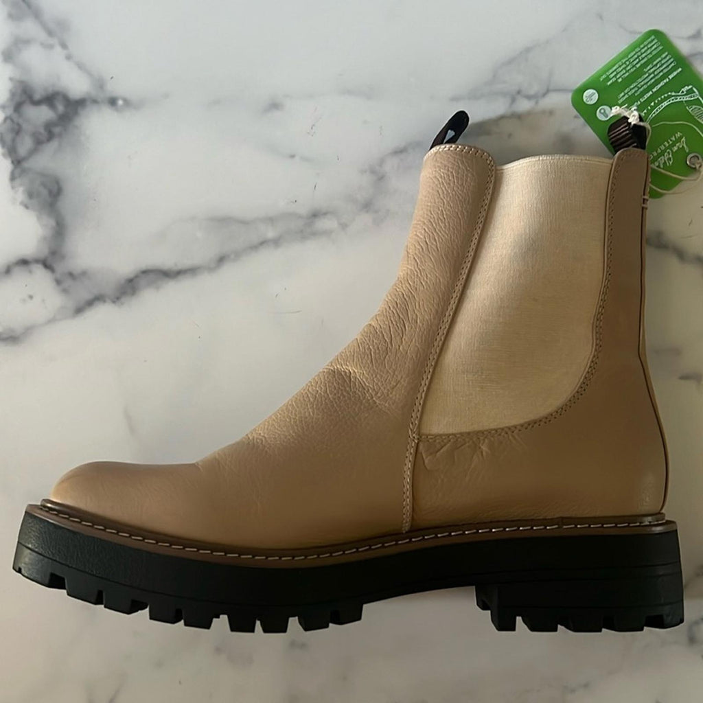 Sam Edelman Laguna Lug-Sole Leather Combat Boots Size 11, New in Box $170