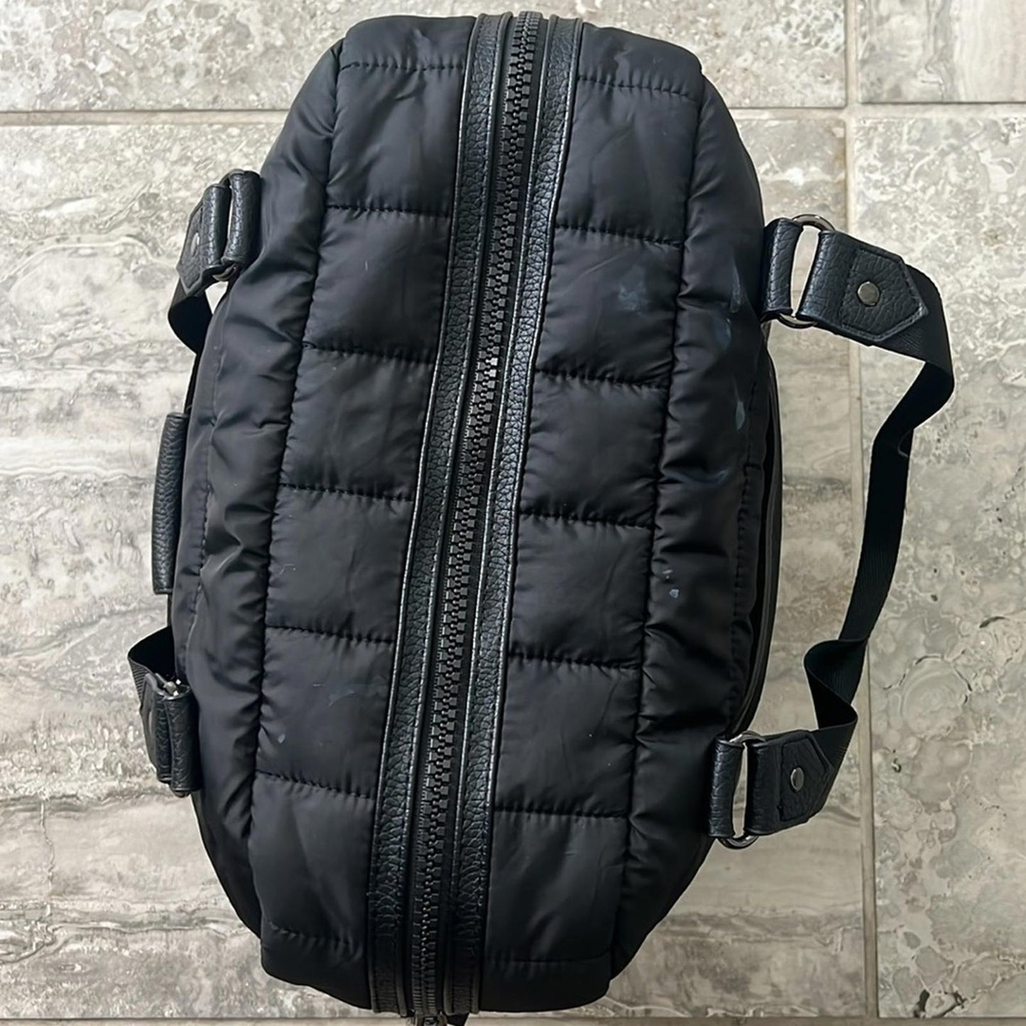 Anthropologie’s Cynthia Rowley Quilted Puffer Satchel Bag, Black Retail $129