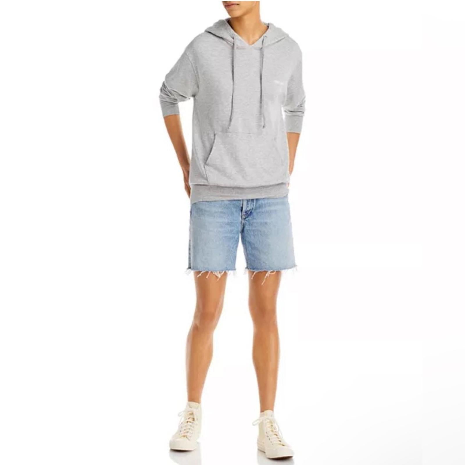 Bloomie's Unisex Rainbow Logo Hoodie in Heather Grey, Size M New w/Tag