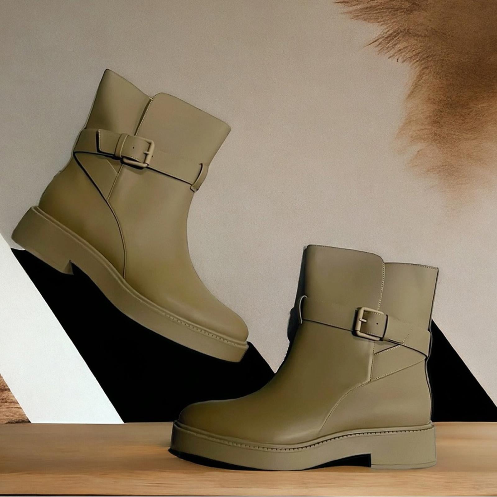 Vince Kaelyn Waterproof Boots in Cypress Green, Size 11, New in Box w/Dust Bag