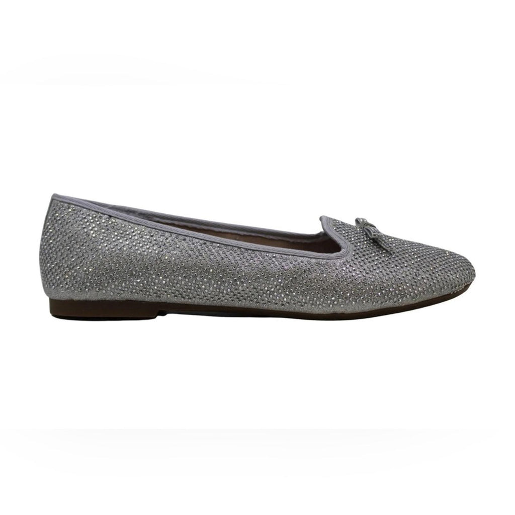 NEW Charter Club Kimii Evening Deconstructed Loafers, Pweter Bling Size 8M