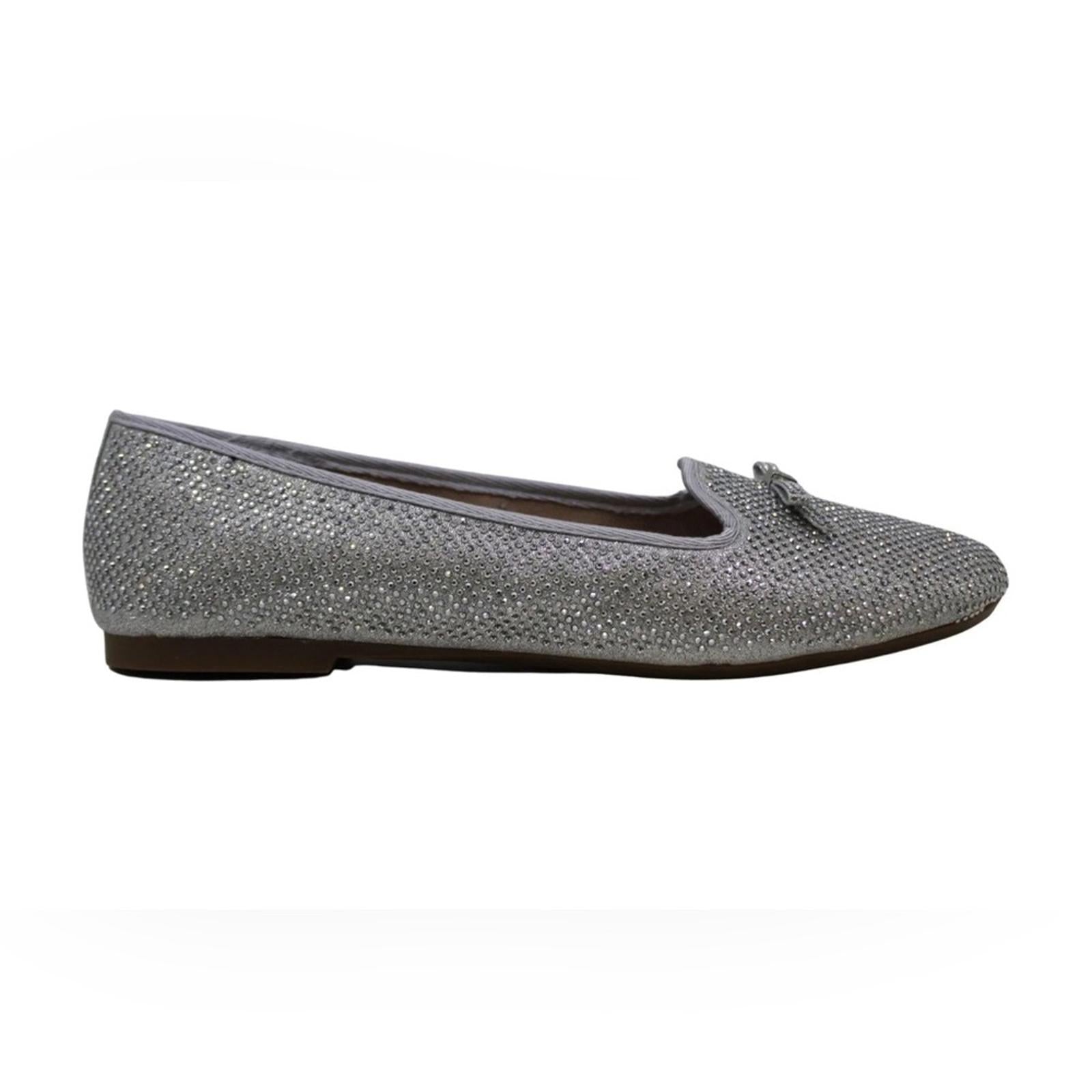 NEW Charter Club Kimii Evening Deconstructed Loafers, Pweter Bling Size 8M