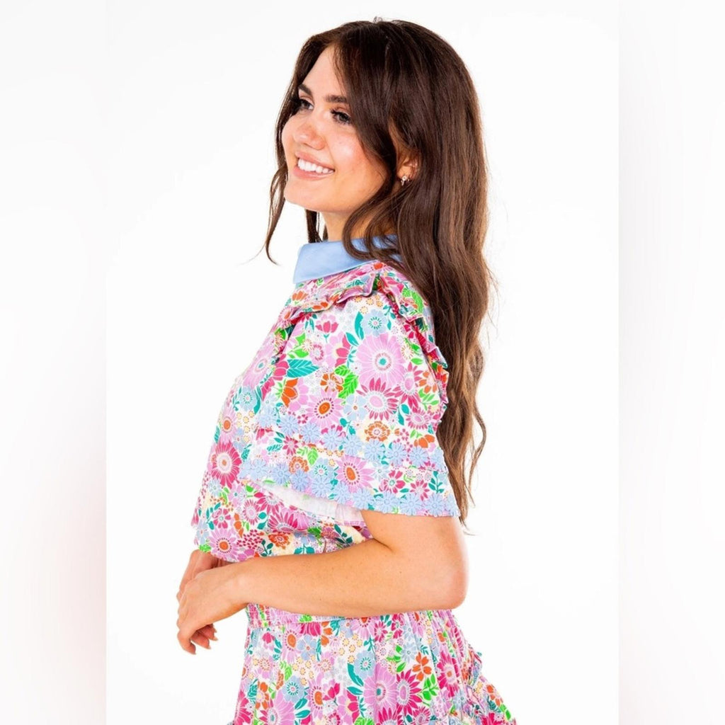 Alden Adair Austin Top in Happy Daze, Size S New in Packaging
