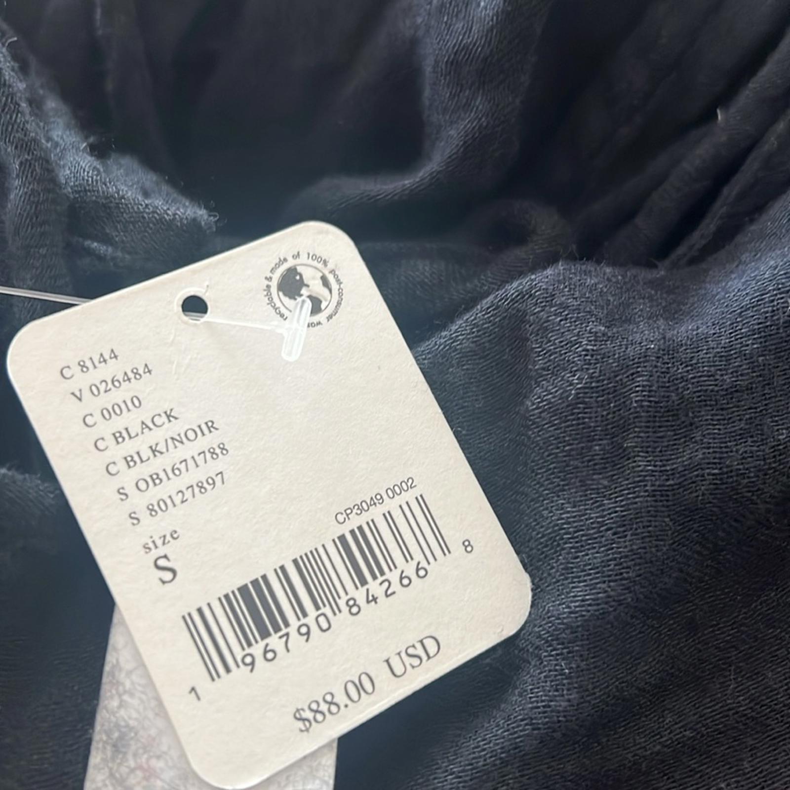 Free People Adler Tunic in Black, Size Small with Tag