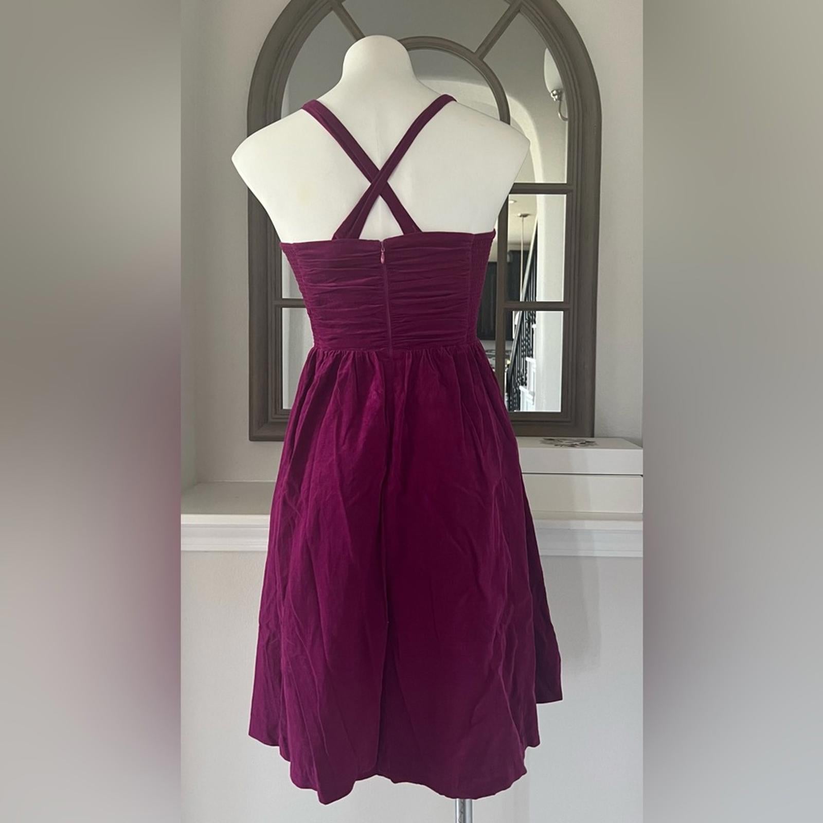 Anthropologie’s HD in Paris Bustier Dress, Purple Size EU34, US2 (Excellent)