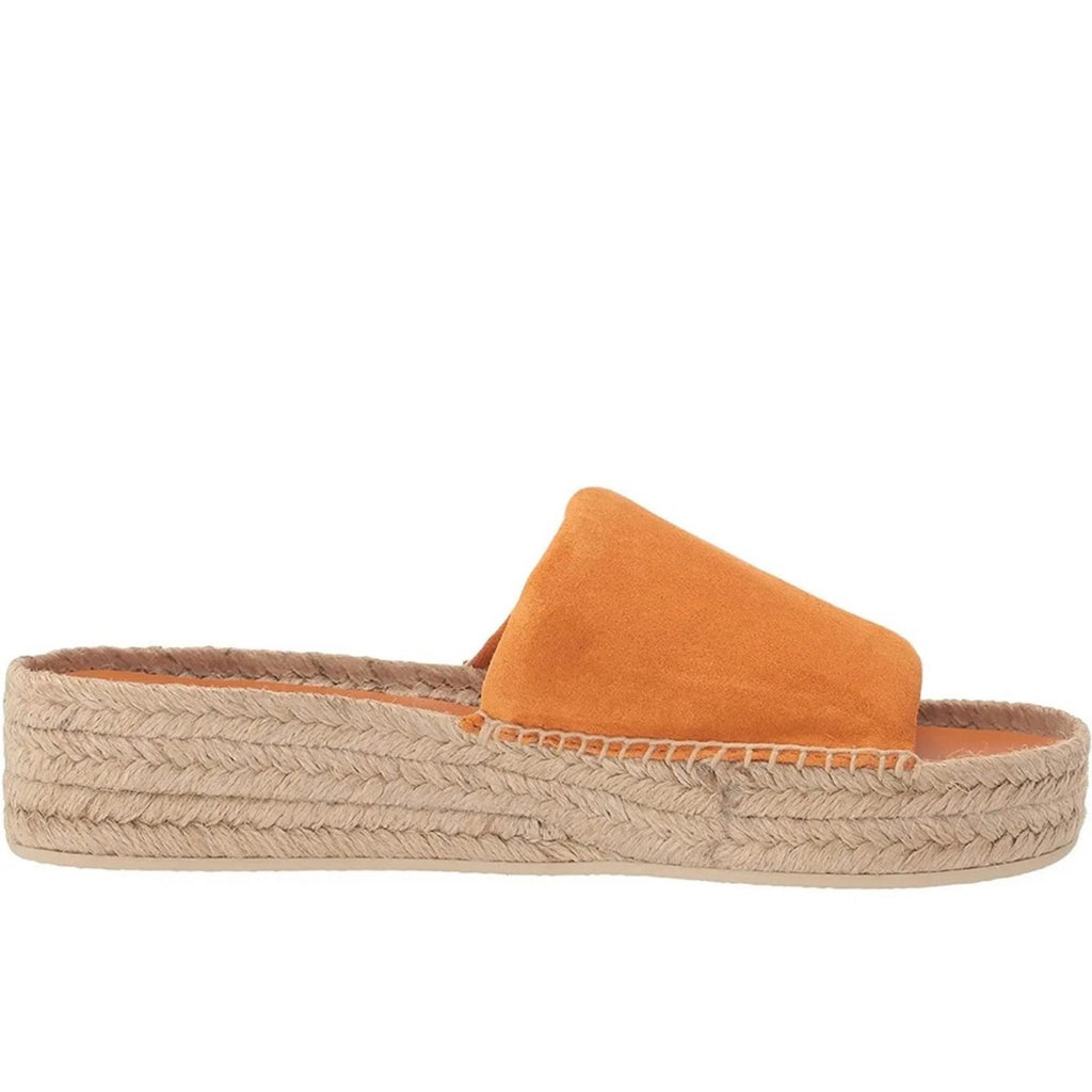 Vince Jesse Leather Espadrille in Burnt Orange, Size 11 New in Box Made in Spain
